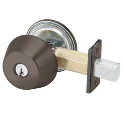 Accentra D112-2807 Cylinder x Thumbturn, Schlage C keyway - Keyed Random, Grade 1, Oil Rubbed Bronze Finish