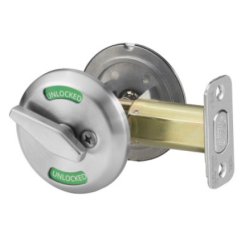 Accentra D292 Occupancy Indicator Deadbolt, Thumbturn with Indicator, Grade 2, Satin Chrome Finish