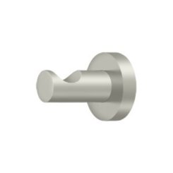 Deltana BBN Series, Zinc/Aluminum, Single Robe Hook Satin Nickel (US15) Finished