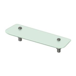Deltana BBS Bath Series Solid Brass, Frosted Glass Shelf  Finish: Oil-Rubbed Bronze (US10B) Finished