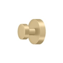 Deltana BBS Bath Series Solid Brass, Single Robe Hook Satin Brass (US4) Finished