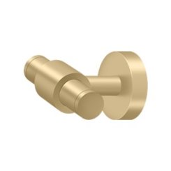 Deltana BBS Bath Series Solid Brass, Double Robe Hook Satin Brass (US4) Finished