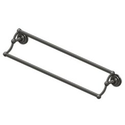 Deltana R Bath Series Solid Brass Double Towel Bars Oil-Rubbed Bronze (US10B) Finished