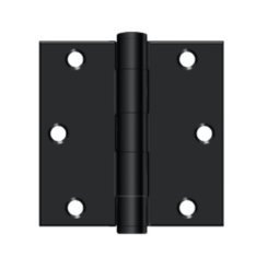 Deltana DTS35HD, Plain Bearing, Paint Black (US1B), Full Mortise
