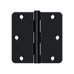 Deltana DTS35R4, Plain Bearing, Paint Black (US1B), Full Mortise