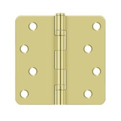 Deltana DTS44R4BB, 2 Ball Bearings, Polished Brass (US3), Full Mortise
