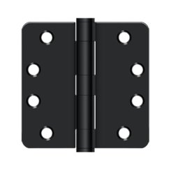 Deltana DTS44R4HD, Plain Bearing, Paint Black (US1B), Full Mortise