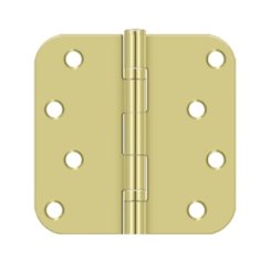 Deltana DTS44R5BB, 2 Ball Bearings, Polished Brass (US3), Full Mortise