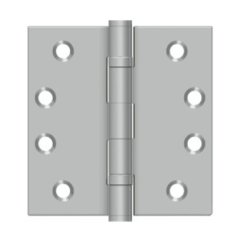 Deltana DTSS44-R, Plain Bearing, Satin Stainless Steel (US32D), Full Mortise, Steel Hinge