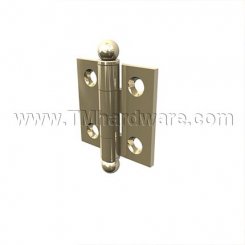Deltana, Full Mortise Cabinet Hinge, Solid Brass, 1-1/2" x 1-1/2"