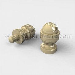 Deltana DTDSAT Acorn Tip, Solid Brass