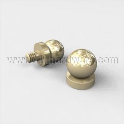 Deltana DTDSBTL Large Ball Tip For 6" x 6" Hinges