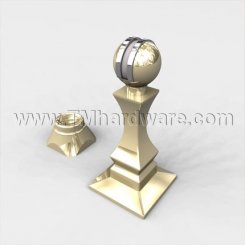 Deltana Heavy Duty Magnetic Door Holder, 3-1/2" Length