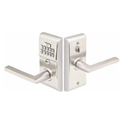 Emtek E2020 - E2220 Modern Brass Keypad Leverset, Oil Rubbed Bronze (US10B) Finish
