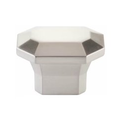 Emtek #86613 Hollywood Regency Colection, Riviera Rectangular Cabinet Knob, Satin Nickel (US15) Finish