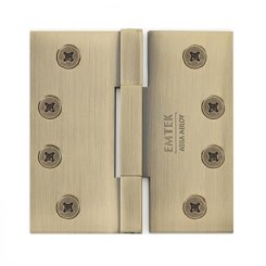 Emtek #96313Solid Brass 3.5" x 3.5" Hinge, US7 Finish