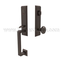 Emtek 4717HE Entry Set in Oil Rubbed Bronze Finish (US10B)