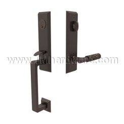 Emtek 4717TAHA Entry Set in Oil Rubbed Bronze Finish (US10B)