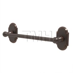 Emtek 26024 Traditional Brass Towel Bar with #8 Rosette (US10B)
