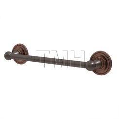 Emtek 26024 Traditional Brass Towel Bar with Regular Rosette (US10B)
