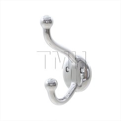 Emtek 2606 Traditional Brass Robe Hook (US26)