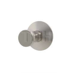 Emtek 2909 Transitional Brass Single Hook with Brass Modern Rosette (US15)