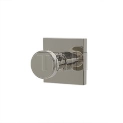 Emtek 2909 Transitional Brass Single Hook with Brass Square Rosette (US14)