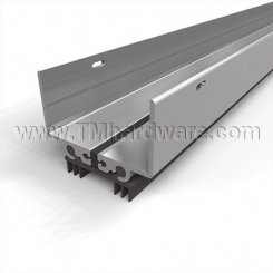 NGP 816T6 Door Shoe Sweep , U Shaped Aluminum Casing with Thermal Break, and Two .5625" Thermoplastic Triple Fin Seals