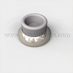 Rockwood 426 Wrought Wall Stop With Concave Bumper, 1-7/8" Diameter