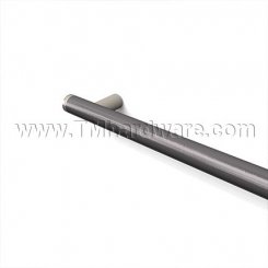 Rockwood SoftTek RM2612 Push Bar with a Black Santoprene Base and Contrasting Posts, up to 36"
