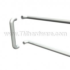 Rockwood Tubular RM371-2 - RM372-2 Straight Push Pull Set with Double Push Bar and a 1.5" Diameter, Pull - up to 18" CTC, Push Bar - up to 36" CTC
