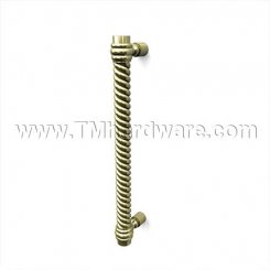 Rockwood Classic RM5652 Straight Finial Pull with Rope Grip - 10" CTC