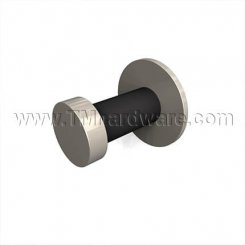 Rockwood RM838 Black Coat Hook with Contrasting Ends and Base Plate