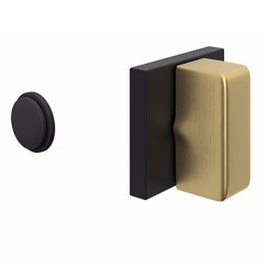Emtek #8581 Square, Single Rosette, Arched