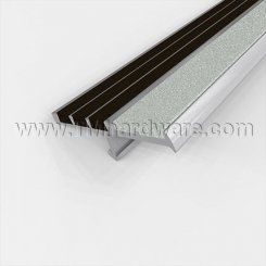 Wooster M231BF-NG No-Slip Treads with NITEGLOW, New Concrete Stairs, 3" Depth