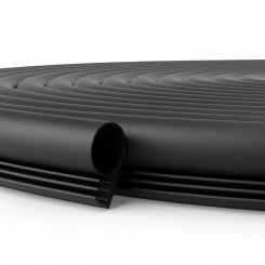 Barzen #WK20 Kerf Weatherstripping, .438" Ring / Bulb Shaped Pure Silicone Seal - Quick Ship