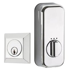 Emtek 8478 Quincy Brass Deadbolt, EMPowered Smart Lock, Single Cylinder, Oil Rubbed Bronze (US10B) Finish
