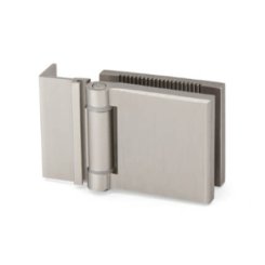 FHC L-Mount Universal Hinge for Shower Doors, Satin Nickel (US15) Finished