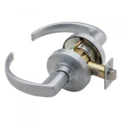 Schlage Sparta Door Handle, Mechanical Door Handle, ND Series, Non-Keyed Function, Passage Latch, Satin Chrome Plated Finish
