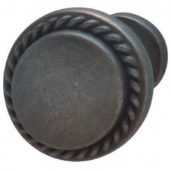 Hafele Americana Collection, Knob, Zinc, 1.2" Diameter