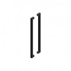 Deltana Contemporary Pull SSPBB3615, Back to Back Set, Stainless Steel, For 1-3/8" to 3" Doors