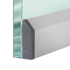 Pemko KG-SM-SET-NRW, Adhesive Planet Automatic Door Bottom, 914 mm Length, Clear Anodized Aluminum Finish