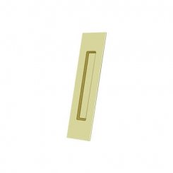 Deltana Flush Pull FP7178, Rectangle, Heavy Duty, Solid Brass