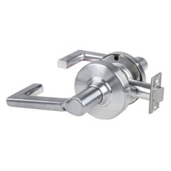 Schlage Longitude Door Handle, Mechanical Door Handle, ND Series, Non-Keyed Function, Passage Latch, Satin Chrome Plated Finish