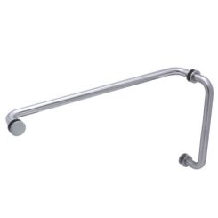 FHC 8" Pull 18" Towel Bar Combo With Metal Washers, Satin Nickel (US15) Finished