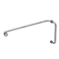 FHC 8" Pull 24" Towel Bar Combo With Metal Washers, Satin Nickel (US15) Finished