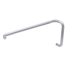 FHC 6" Pull Handle 18" Towel Bar Combo No Washers, Satin Nickel (US15) Finished