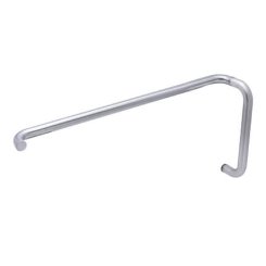FHC 8" Pull Handle 18" Towel Bar Combo No Washers, Satin Nickel (US15) Finished