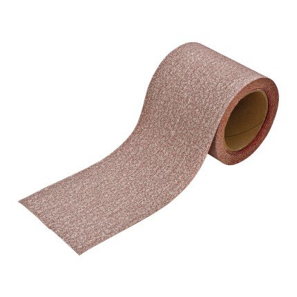 Hafele Dri-Lube Resin Paper, Premier Red, Open Stick-On Sheet Rolls, Aluminum Oxide, Grit 150, 2-3/4" x 45 Yards
