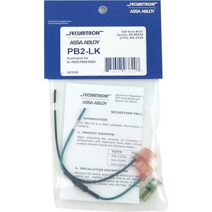 Securitron Illumination Kit For Emergency Exit Push Buttons, PB2-LK